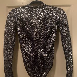 High neck, open back bodysuit from VS